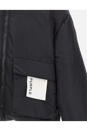 Black nylon twill Twill Puffer Jacket PURPLE BRAND | M6092TCBJ425BLACK